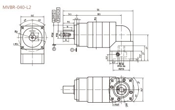 MVBR040L2P0精密行星減速機的定做流程